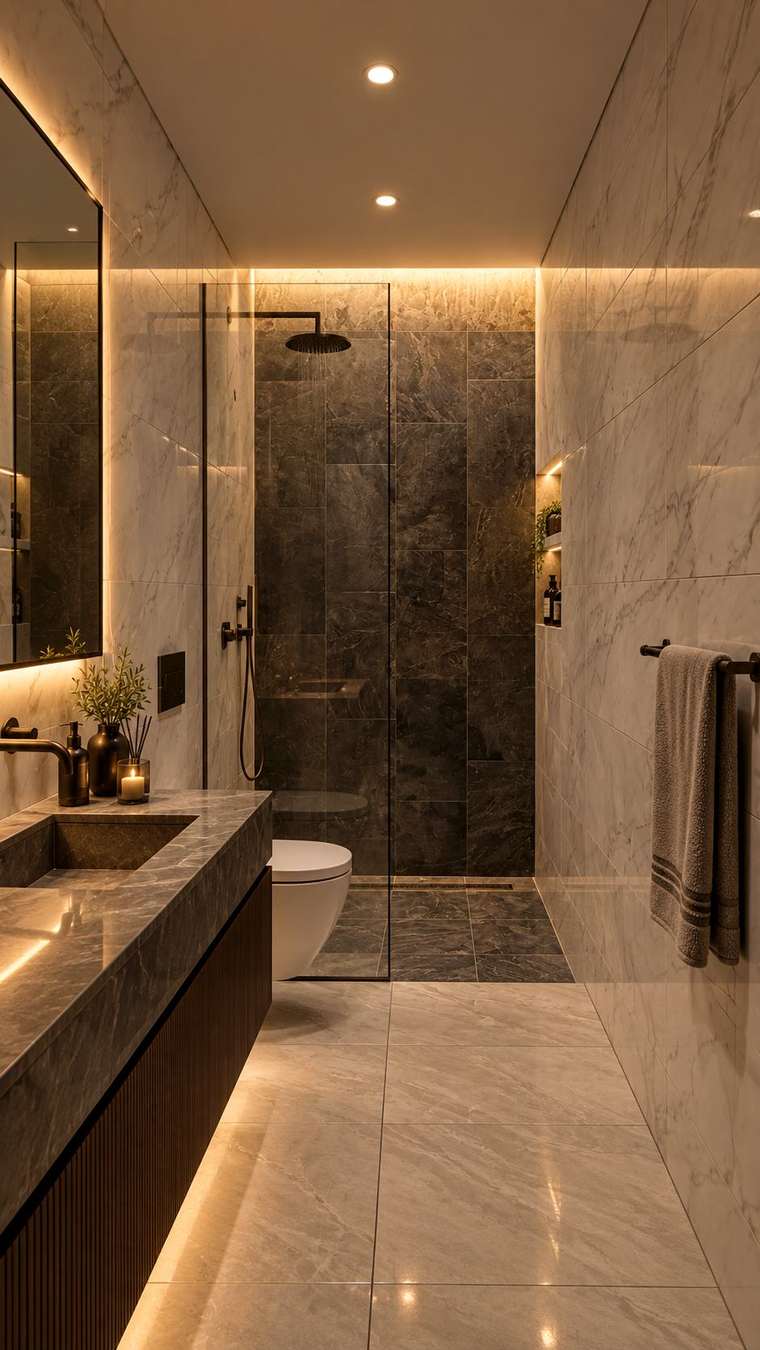Baño completo, segunda planta